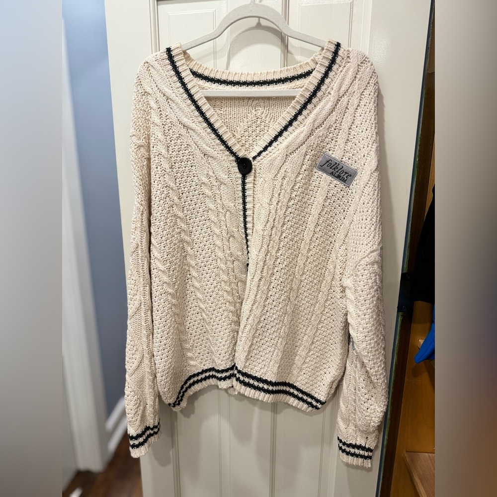 Women's Taylor's Folklore Inspired Cardigan Sweater